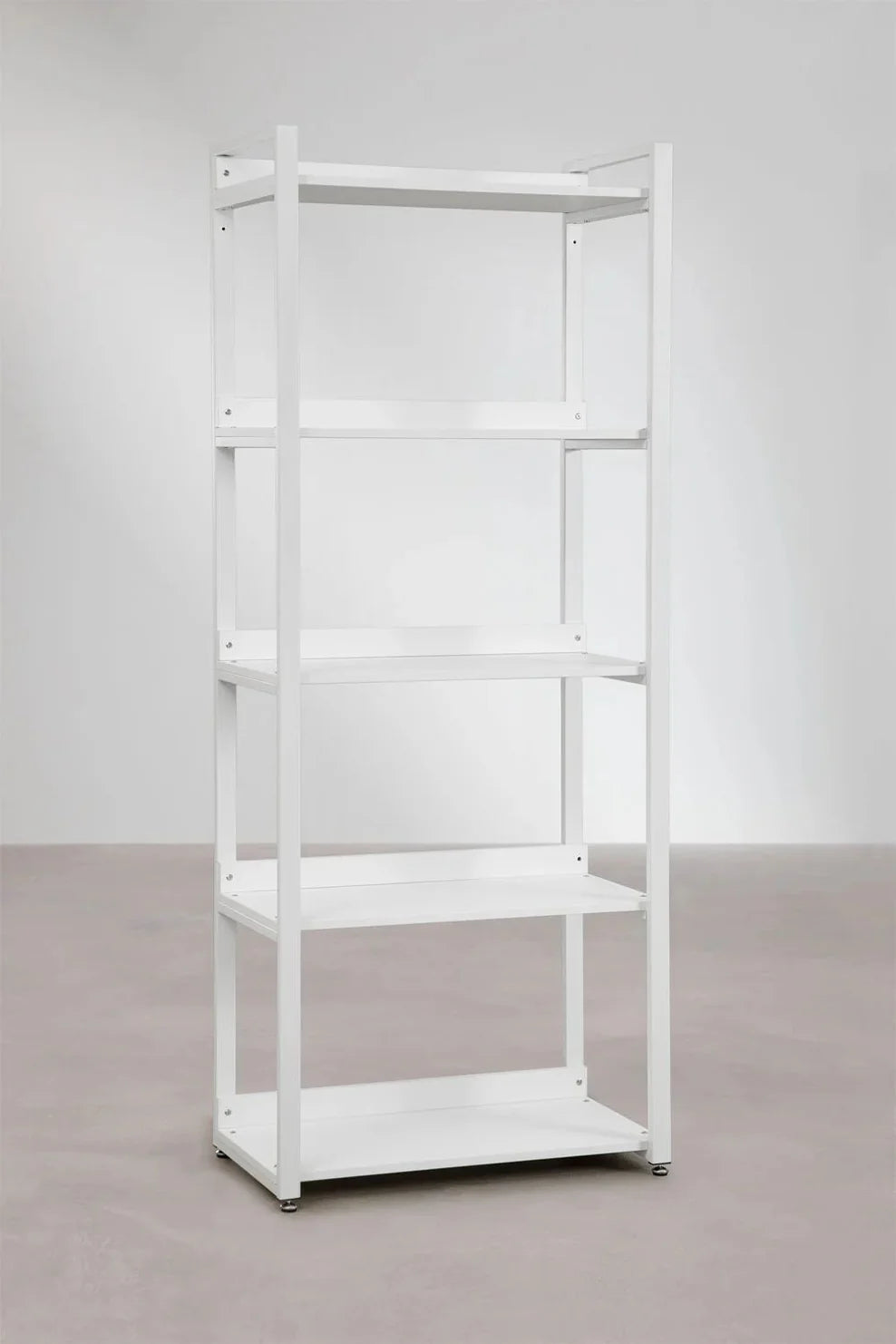 Linea Steel and Wood Shelf - Whity