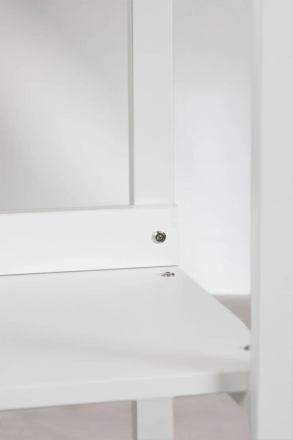 Linea Steel and Wood Shelf - Whity