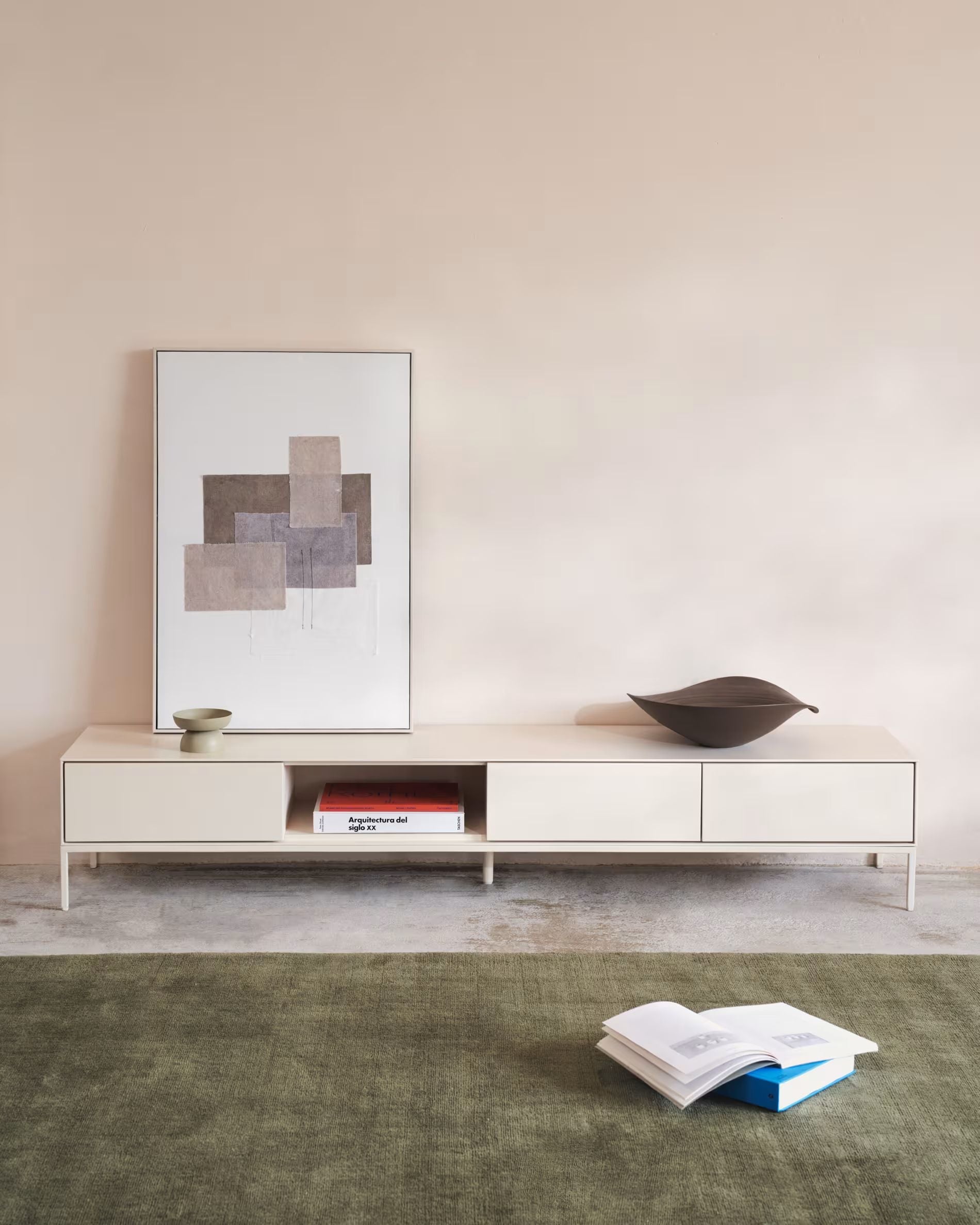 Cove Drawer TV Unit - White