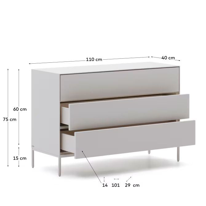 Cove Dresser - White