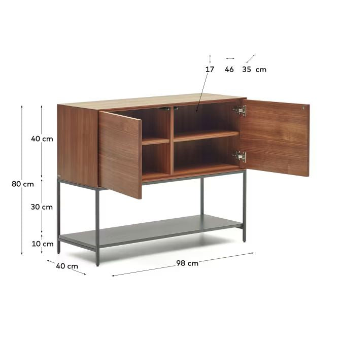 Cove Sideboard 2 Door Sideboard - Brown