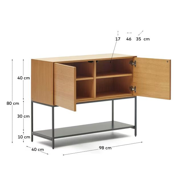Cove Sideboard 2 Door Sideboard - Natural