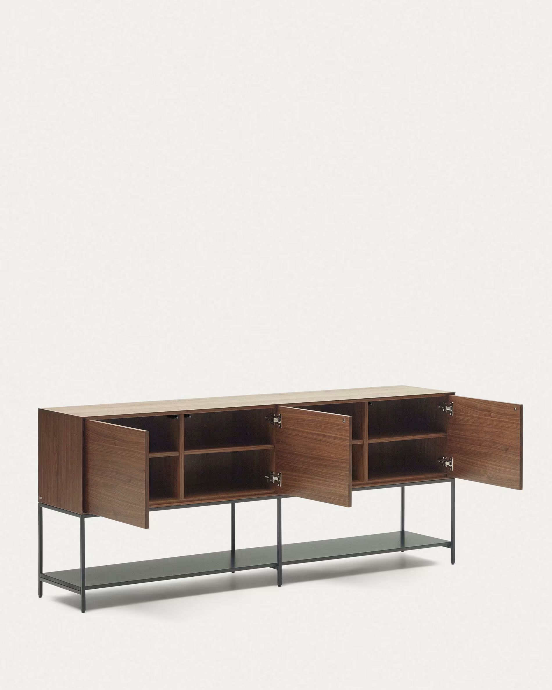 Cove Sideboard 3 Door Sideboard -Brown