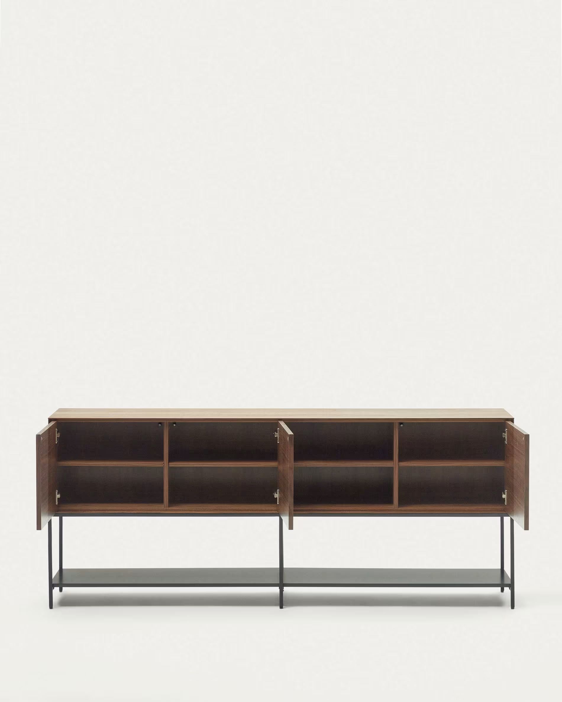 Cove Sideboard 3 Door Sideboard -Brown