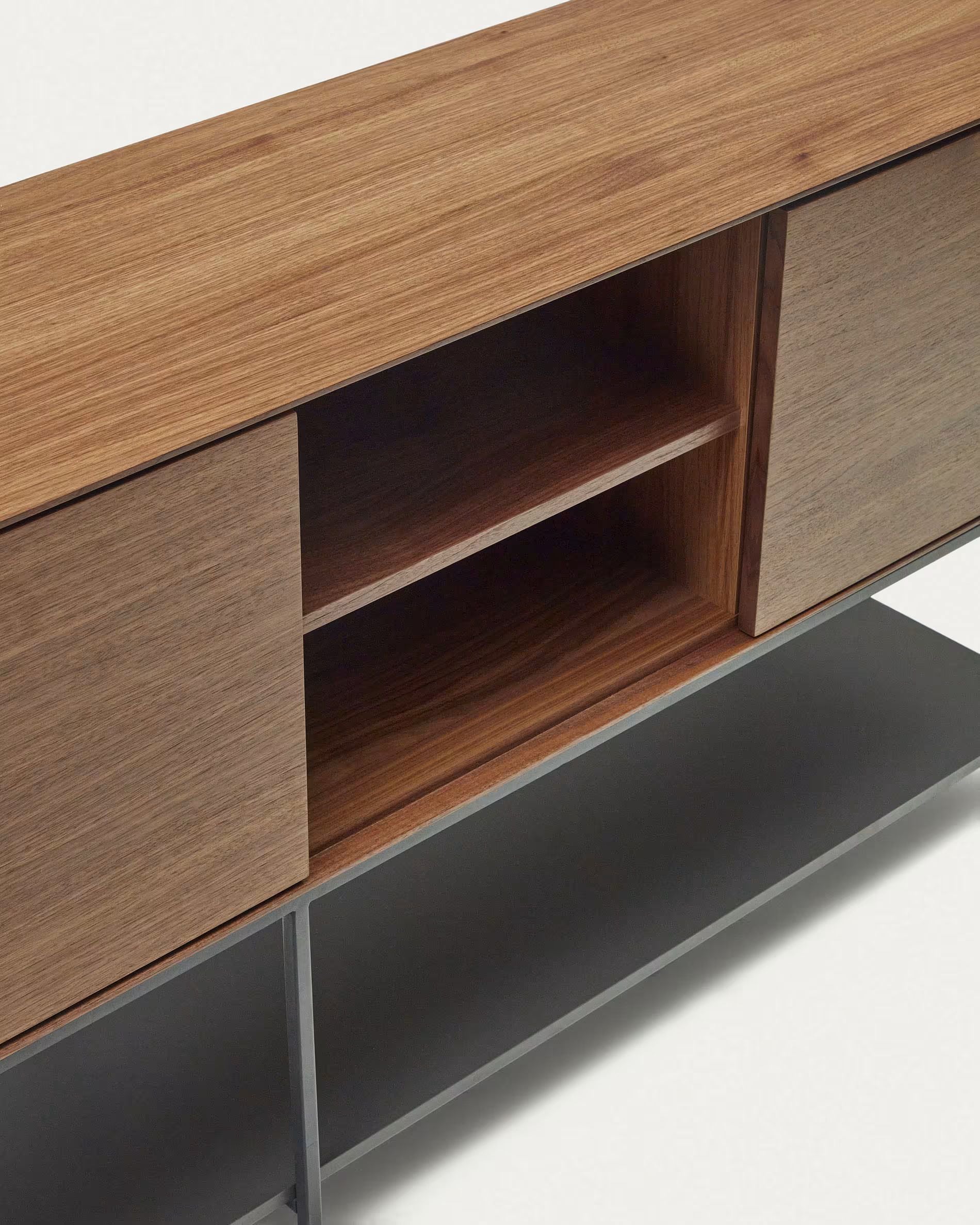 Cove Sideboard 3 Door Sideboard -Brown