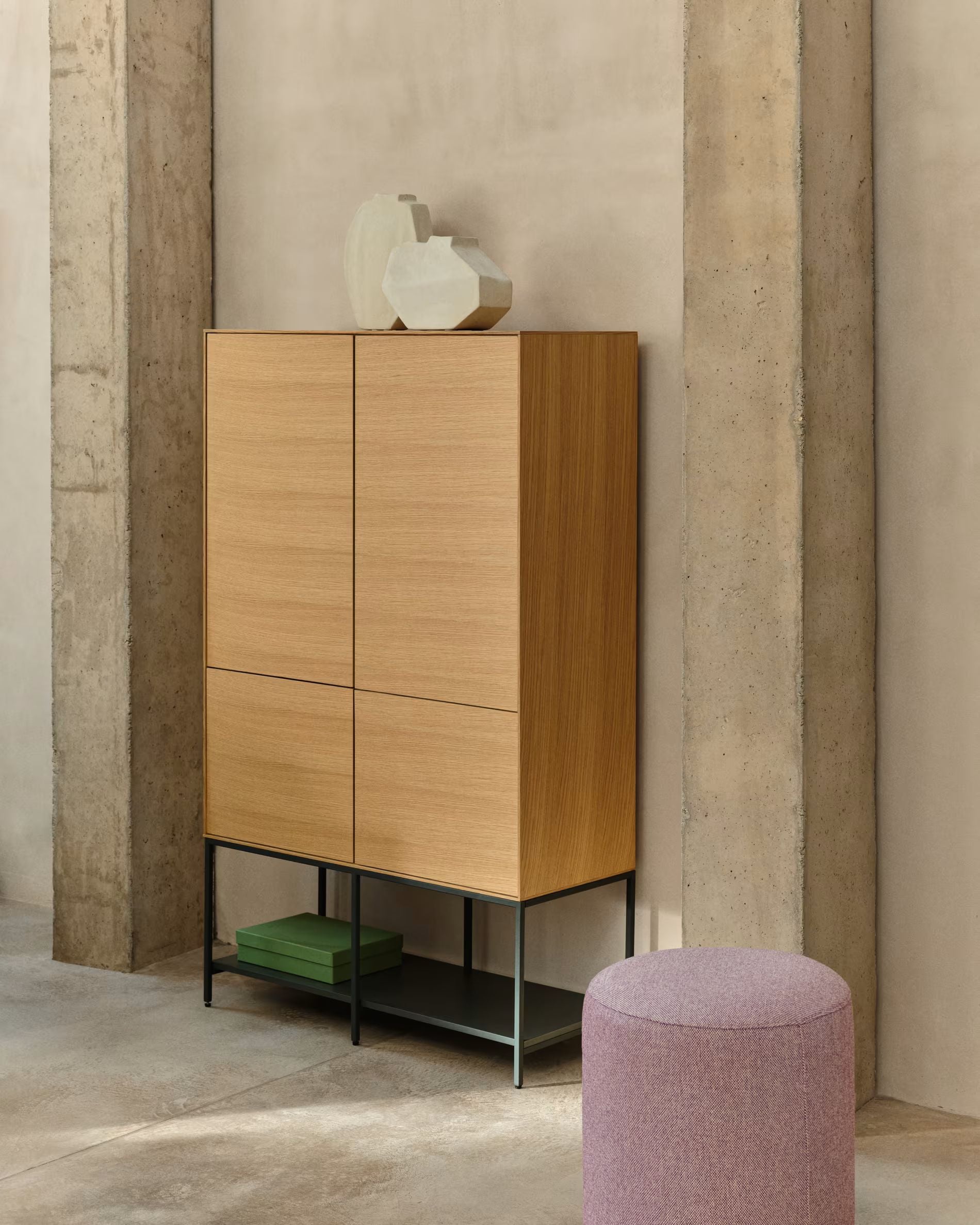 Cove Sideboard 4 Door Sideboard - Natural