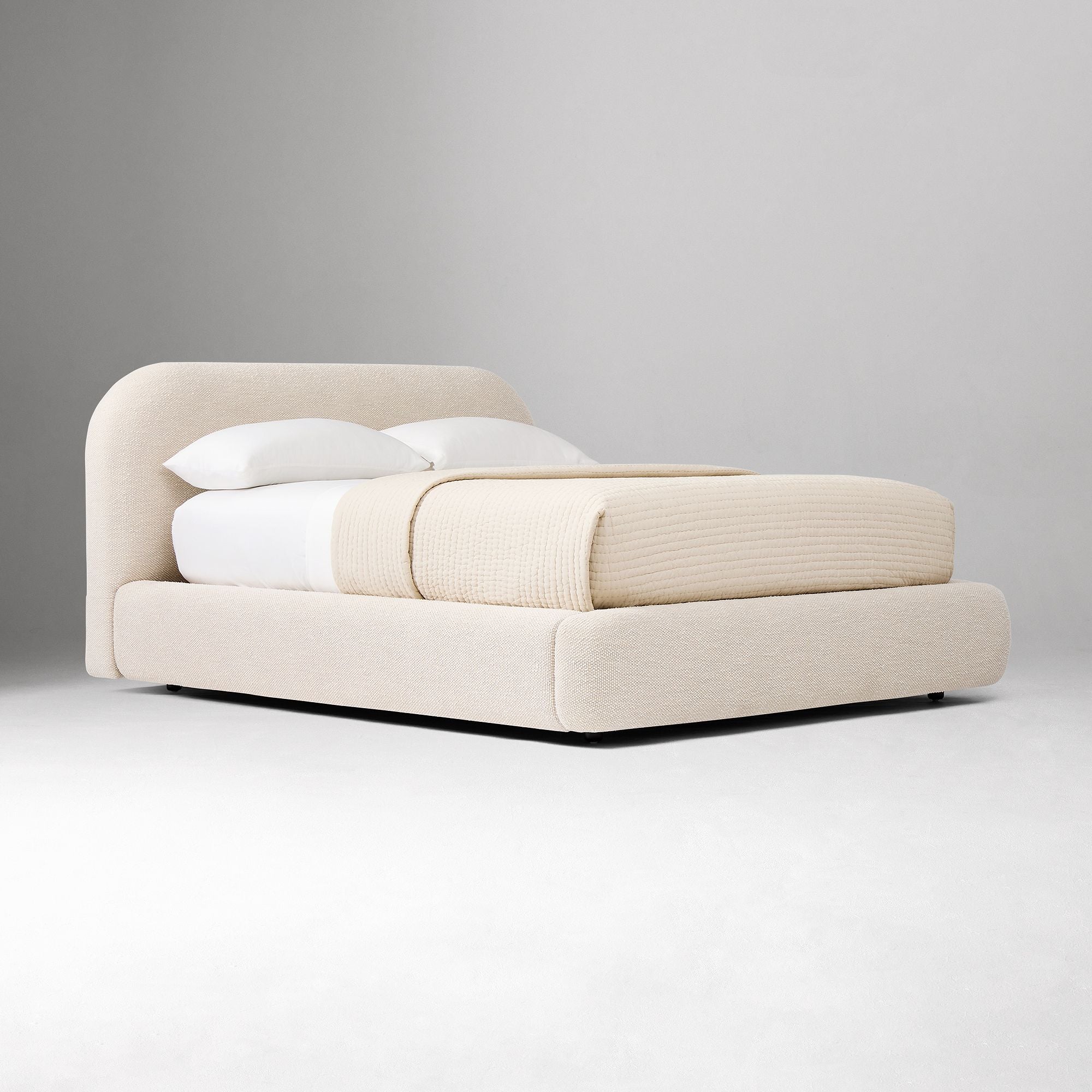 Luma Queen Bed ( Beige )