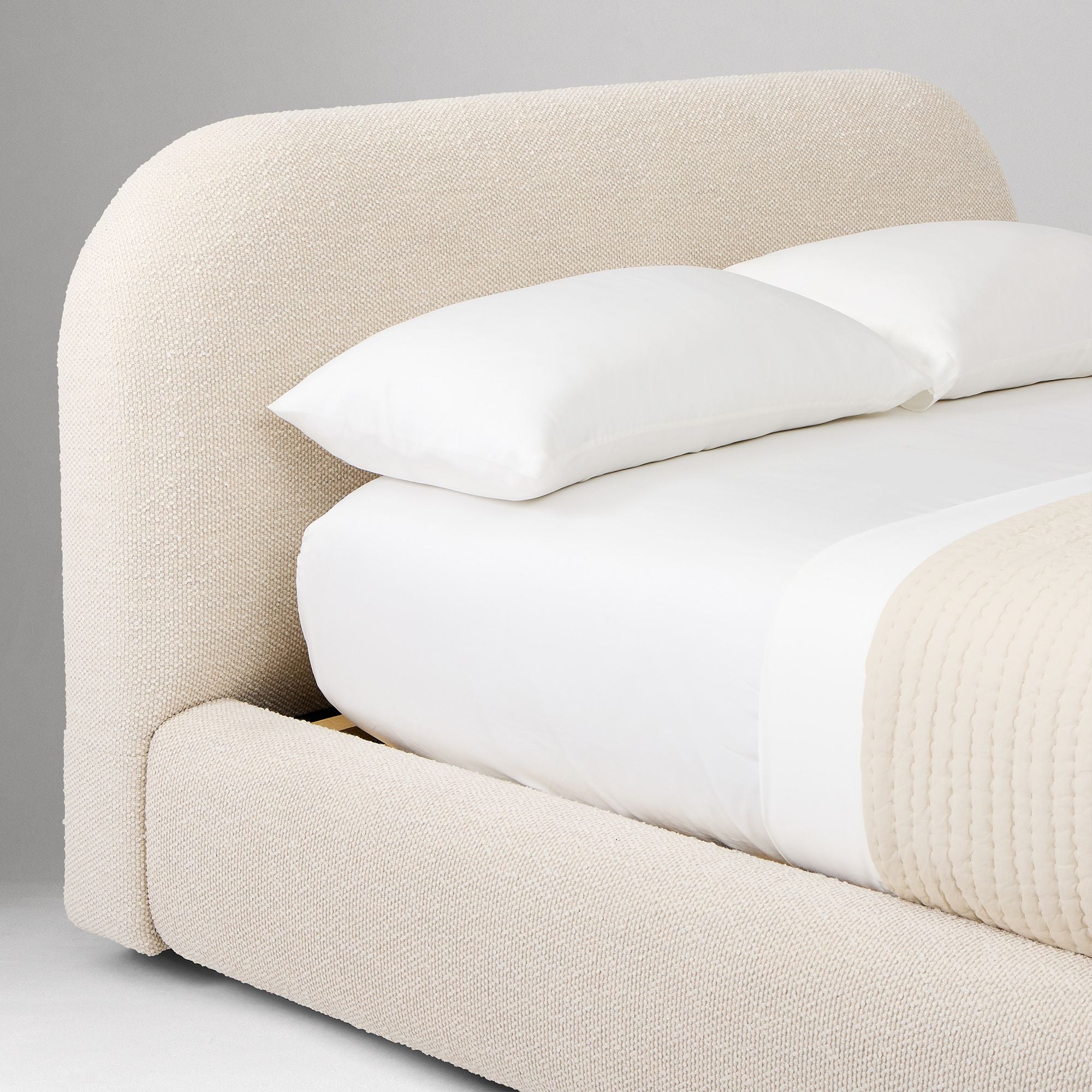 Luma Queen Bed ( Beige )
