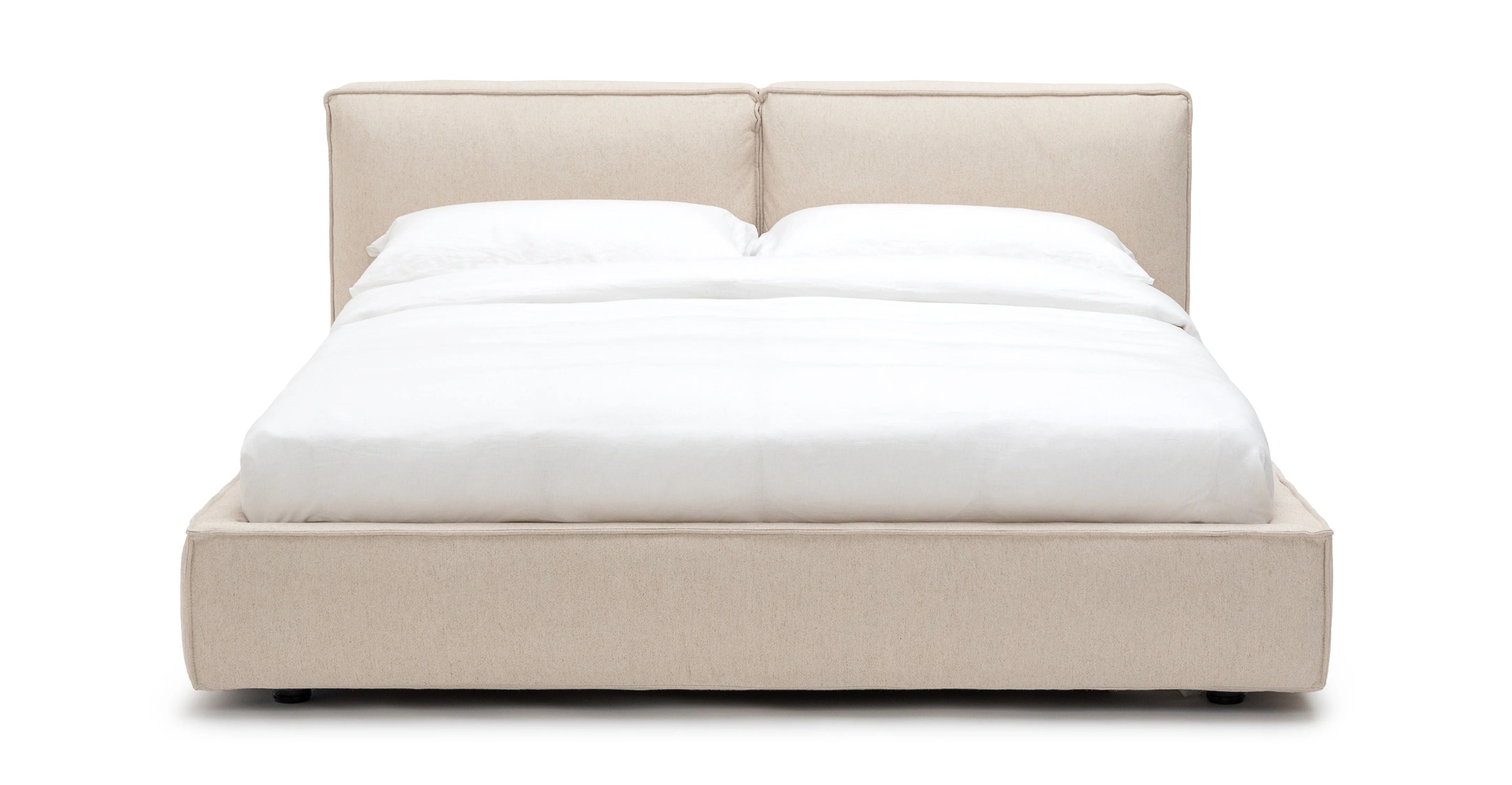 Arden Queen Bed (Beige)