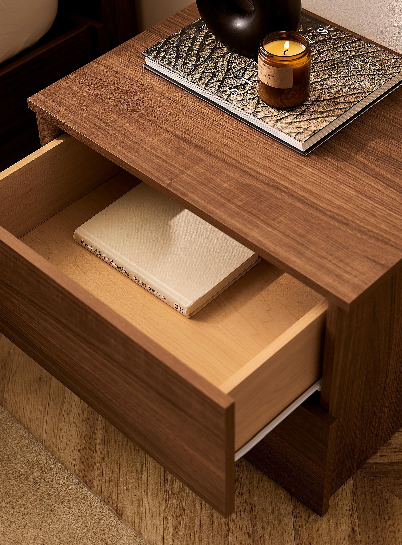 Linea Bedside - Brown