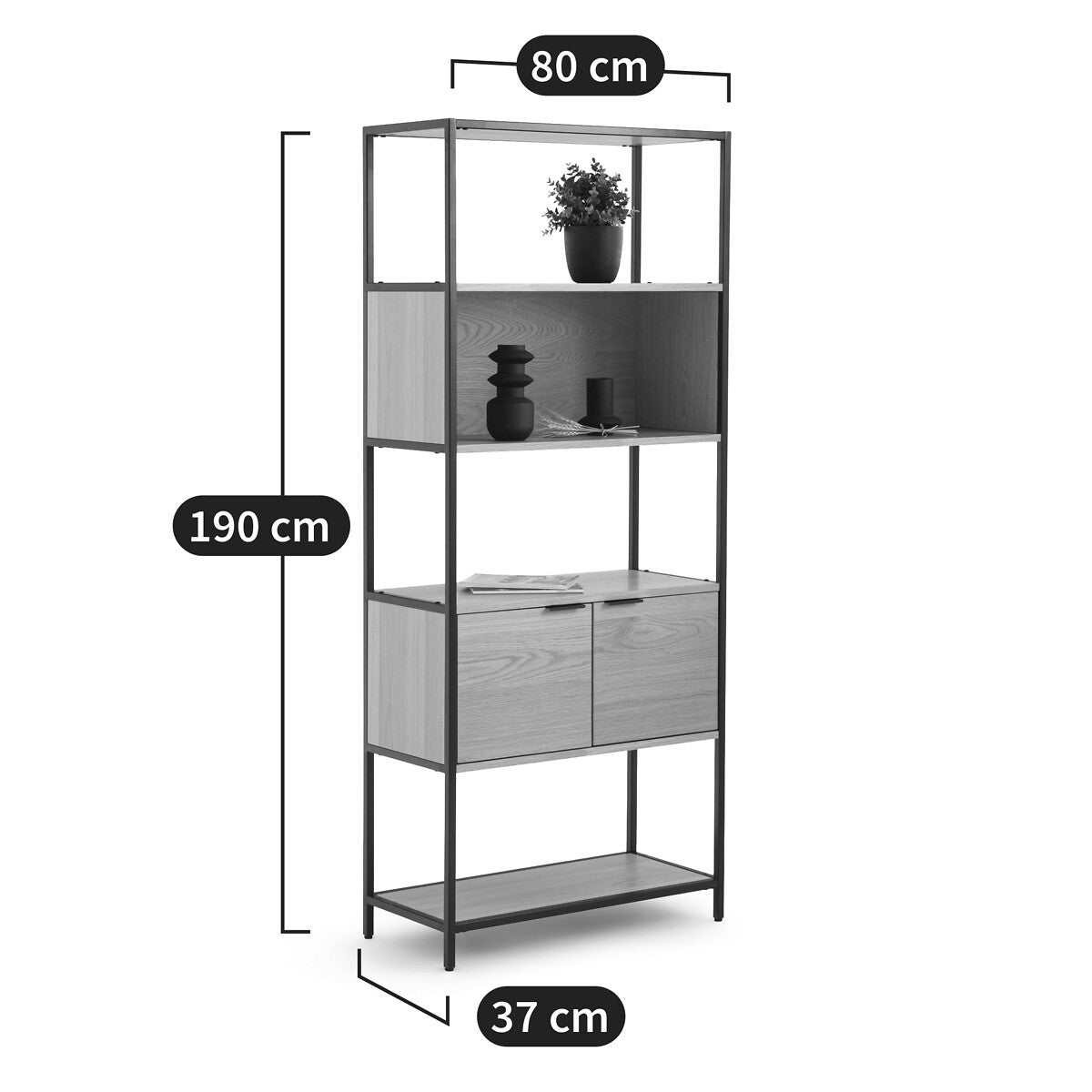 Linea Sideboard 2 Cabinets Small