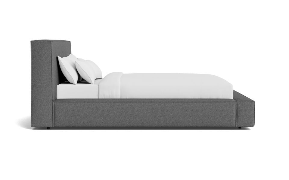 Solace Queen Bed ( Dark Grey )