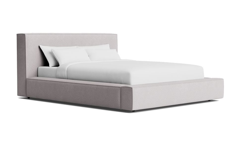 Solace Queen Bed ( Silver Grey )