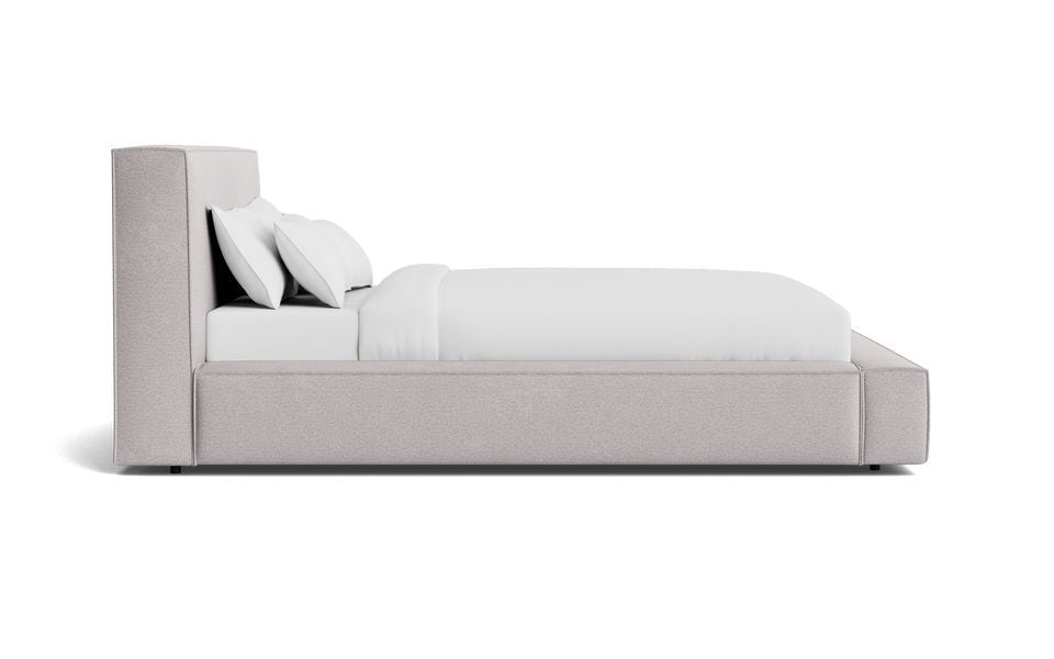 Solace Queen Bed ( Silver Grey )