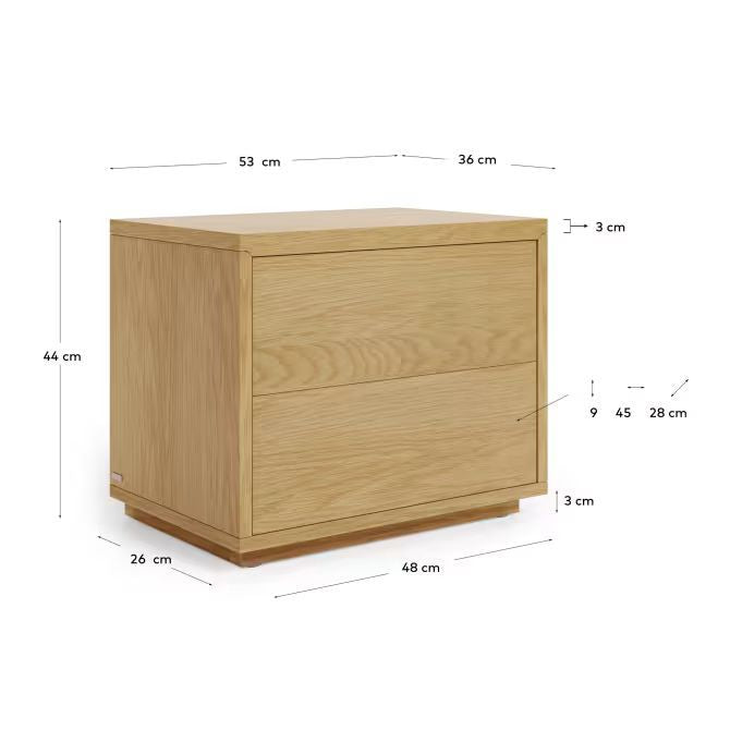 Prism Bedside - Natural