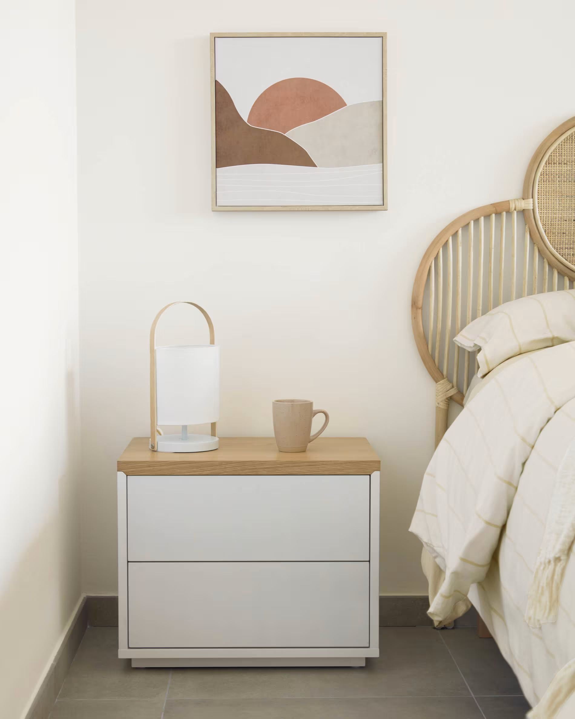 Prism Bedside - White