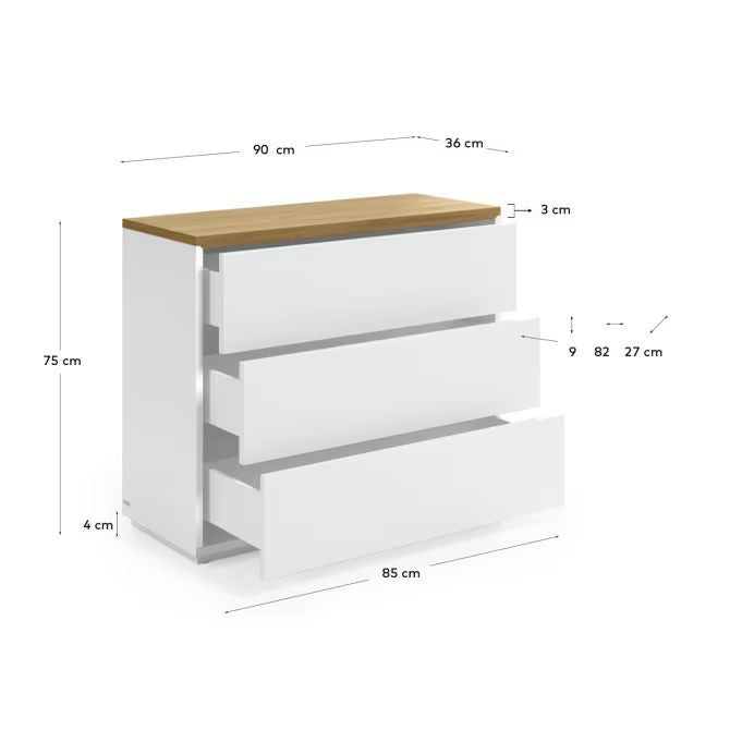Prism Dresser - White