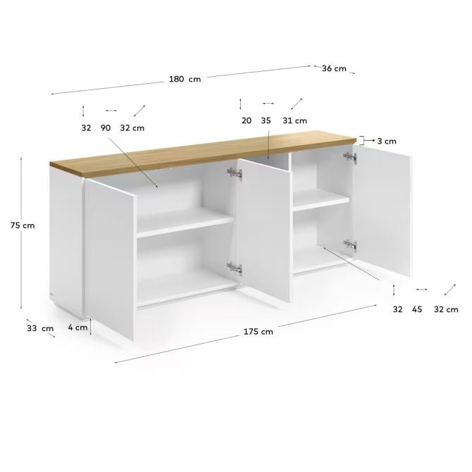 Prism Sideboard - Natural