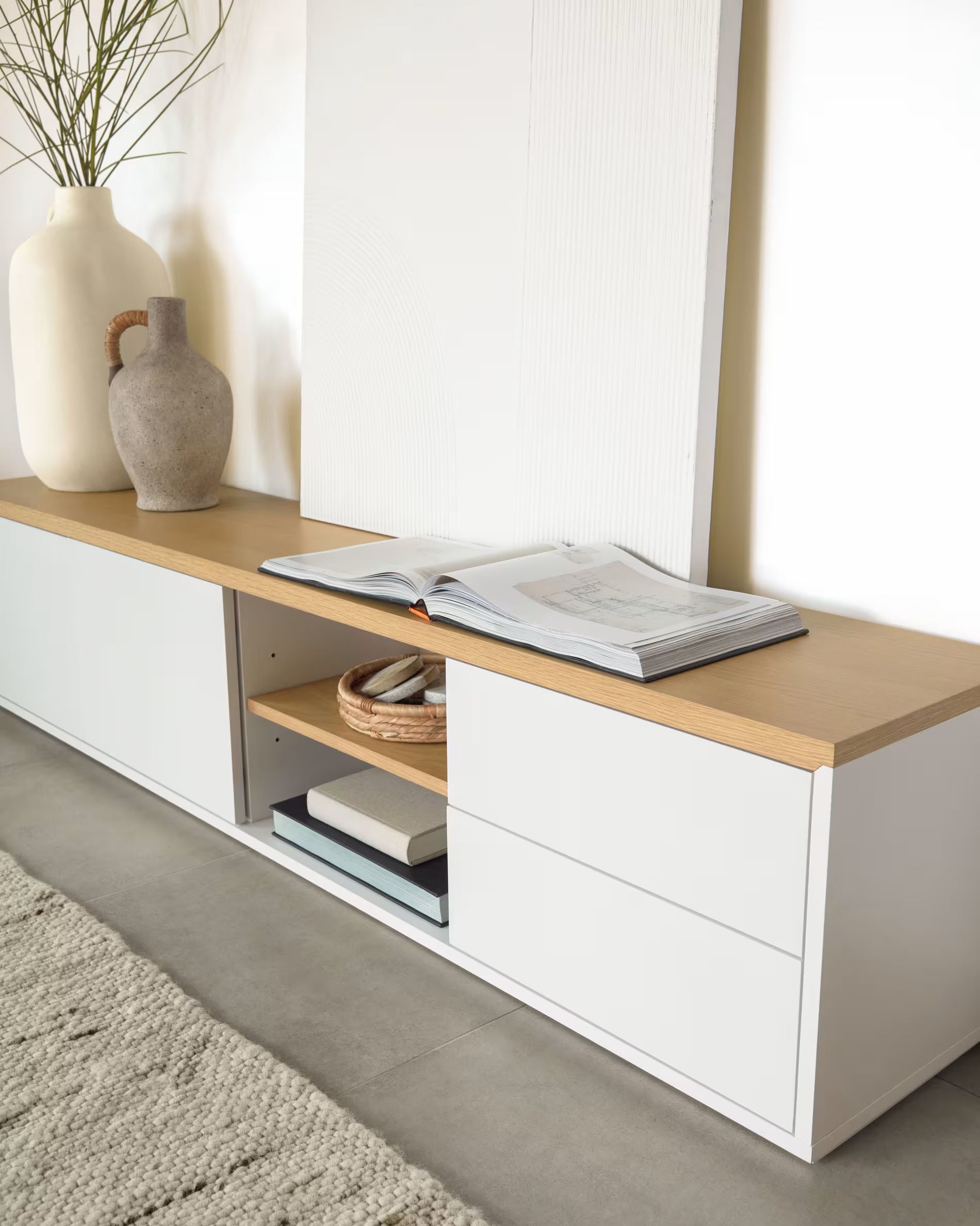 Prism TV Unit Large - White
